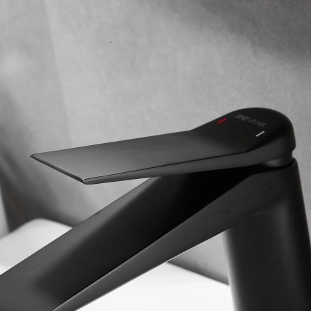 Смеситель для раковины Shevanik S8401H, черный