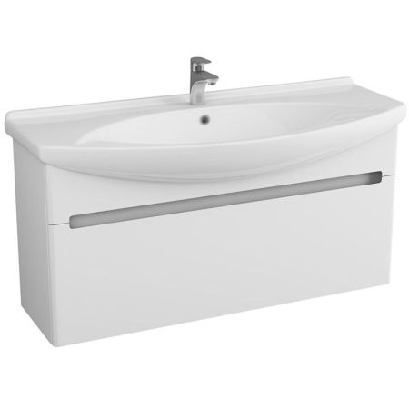 Тумба под раковину Owl 1975 Lagerta 105 OW08.04.00 подвесная Белая, артикул OW08.04.00