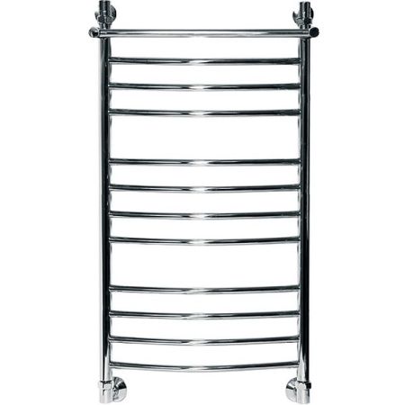 Водяной полотенцесушитель Ника Arc ЛД/ВП (г2) 100x50 с полкой Хром, артикул ЛД/ВП (г2) 100x50