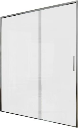 Душевая дверь Aquanet Pleasure Evo 150 AE65-N150-CT профиль хром, прозрачное стекло, артикул AE65-N150-CT