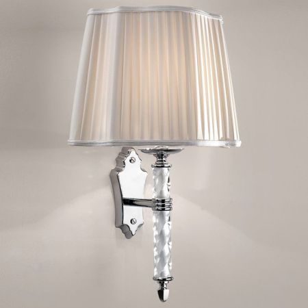 Devon Moonlight Светильник настенный с абажуром, хром, артикул DEMOONCR