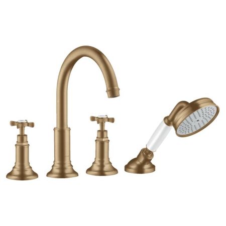 AX Montreux Смеситель на край ванны , цвет шлифованная бронза, артикул 16546140