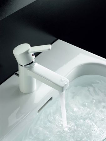 Смеситель для раковины Kludi Zenta 382509175 Белый Хром, артикул 382509175