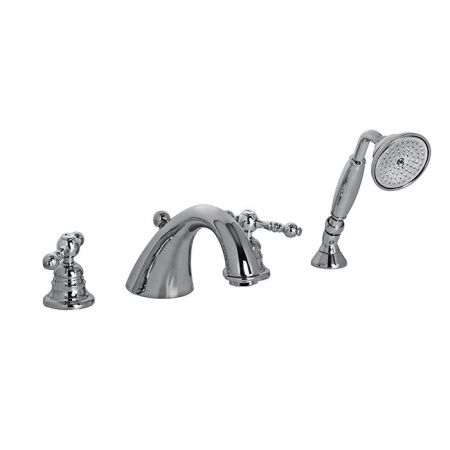 FIMA|Carlo Frattini Epoque Смеситель на борт ванны, с душевым комплектом, цвет хром