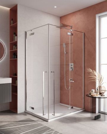 LINER-AH-2-120/90-C-Cr-L Душевой уголок, артикул LINER-AH-2-120/90-C-Cr-L