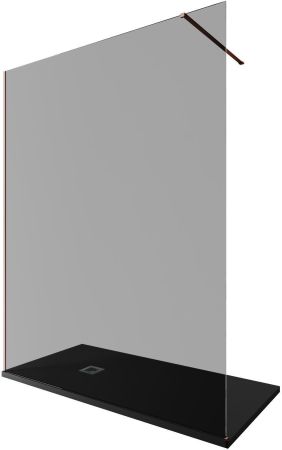 Душевая перегородка Allen Brau Infinity 1 160 3.21036.60.T медь браш, артикул 3.21036.60.T