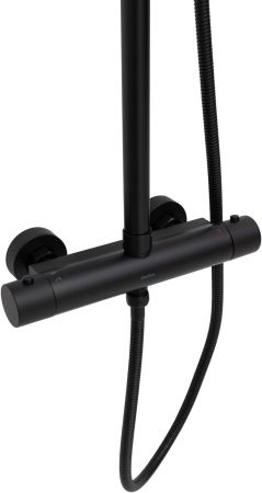 Душевая стойка Allen Brau Eclipse 3.0 5.E1A11-31 черный матовый, артикул 5.E1A11-31