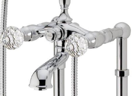 Смеситель для ванны Webert Karenina KA720801 Хром кристаллы Swarovski