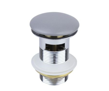 Донный клапан Bronze de Luxe 1002/1GR, серый, артикул 1002/1GR