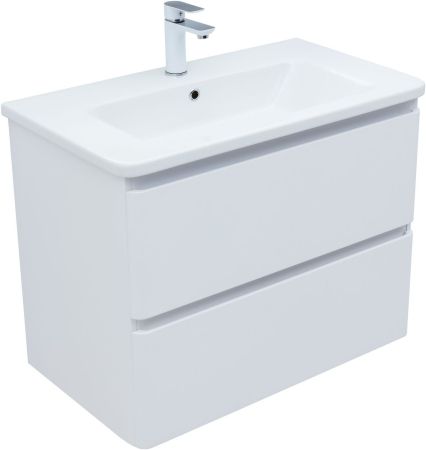 Тумба под раковину Aquanet Эмбер 80 белый матовый, артикул 00330467