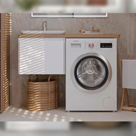 Тумба под раковину подвесная Velvex Klaufs tp.KLA.56.1Y, 55 см, артикул tp.KLA.56.1Y