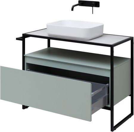 Тумба под раковину Allen Brau Priority 100 1.31003.PWM папирус матовый, артикул 1.31003.PWM