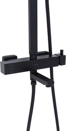 Душевая стойка Allen Brau Infinity 5.21029-31 черный матовый, артикул 5.21029-31