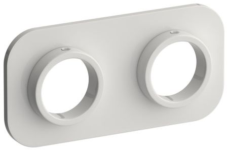 Отражатель, Сунержа, EU50, ширина, мм-100, глубина, мм-10, высота, мм-50, диаметр внутренний-3/4" (26.5 мм), подключение-EU50, материал-нержавеющая сталь, цвет-белый