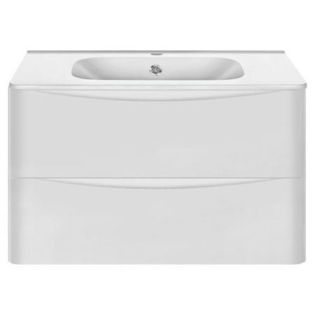 Тумба под раковину Vincea Paola VMC-2P800GW подвесная G.White, артикул VMC-2P800GW