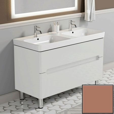 Тумба с раковиной SanVit Форма 120 kforma1202 в цвете Ral Капучино, артикул kforma1202