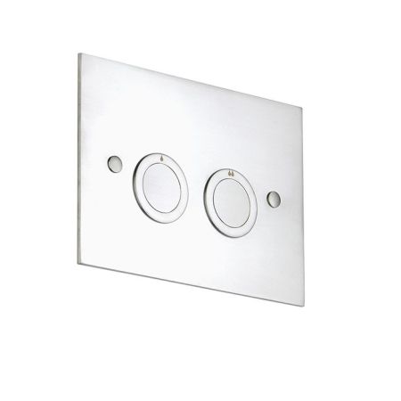 THG Клавиша смыва для унитаза двойная, для инсталляций TECE, цвет хром, артикул G00-A02-219TC