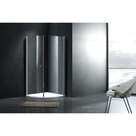 Душевой уголок Gemy New Rockcoco 100х190 профиль Хром стекло прозрачное, артикул S03082B