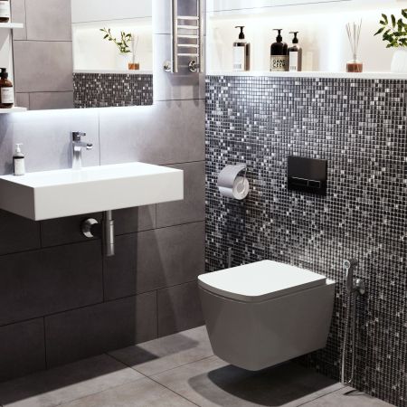 Комплект 5 в 1 инсталляции для подвесного унитаза Lavinia Boho Relfix 77010039, артикул 77010039