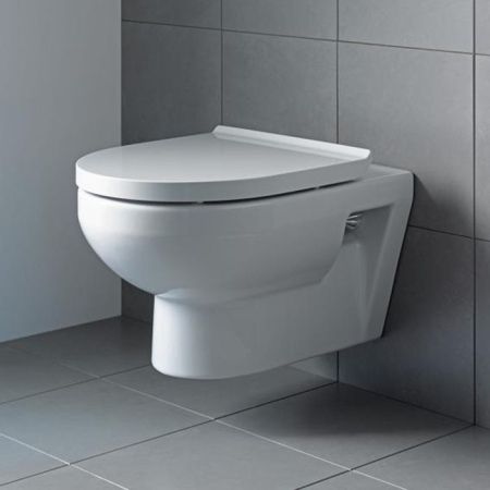 Duravit DuraStyle Комплект: подвесной унитаз Basic Rimless  256209 365х540 мм.+ сиденье с автоматич закрыванием 002079 "СПЕЦЦЕНА с нашего склада!", артикул 45620900A1 (256209+002079)