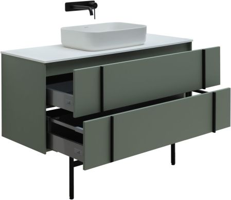 Тумба под раковину Allen Brau Reality 120 1.32008.CGM олива матовый, артикул 1.32008.CGM