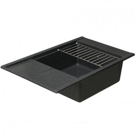 Кухонная мойка Акватон Делия 78 1A715132DE210 Графит, артикул 1A715132DE210