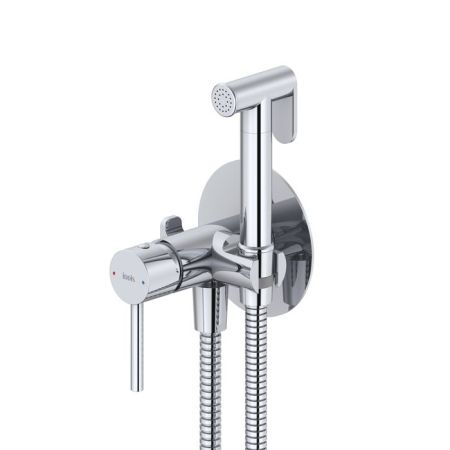 Встраиваемый смеситель с гигиеническим душем IDDIS Axes хром глянцевый (005SBR0i08), артикул 005SBR0i08