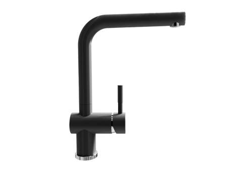 Смеситель ULGRAN Steel 022-003, цвет "вороненая сталь" (US-022-003), артикул US-022-003