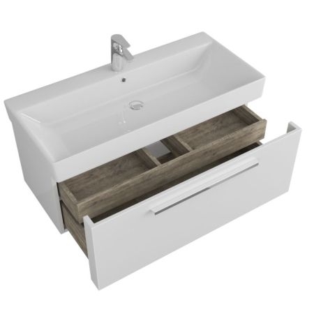 Тумба под раковину Owl 1975 Ragnar 100 OW020200 подвесная Белая, артикул OW020200