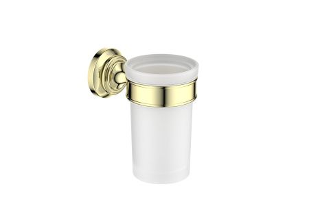 Стакан с держателем AQUATEK, полир. золото AQ4527PG КЛАССИК Стакан с держателем AQUATEK, полир. золото AQ4527PG КЛАССИК