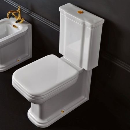 Kerasan Waldorf Унитаз-моноблок, 680*367мм, слив универсальный, цвет белый