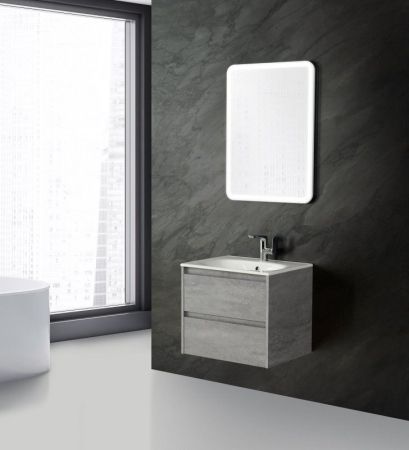 Мебель для ванной комнаты BELBAGNO KRAFT-600, артикул KRAFT-600-2C-SO-BO