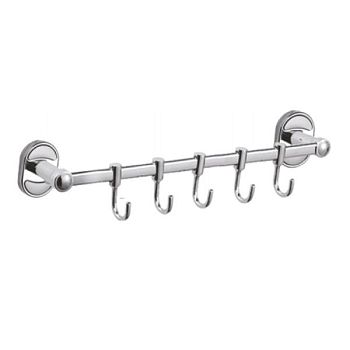 Планка с крючками для полотенец D-Lin D288700-5, хром
