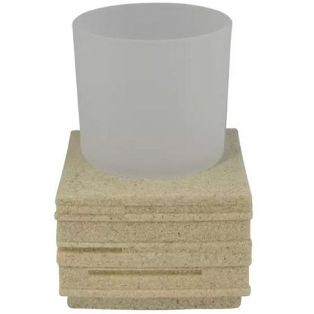 Стакан для зубных щеток Ridder Brick 22150111 Бежевый