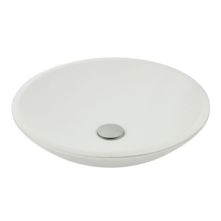 ARENA Раковина накладная круглая D46 см, белая, МАТОВАЯ, артикул 31394