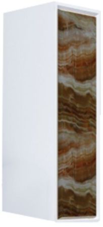 Шкаф пенал Marka One Seattle 30П L Black stone, артикул У73220