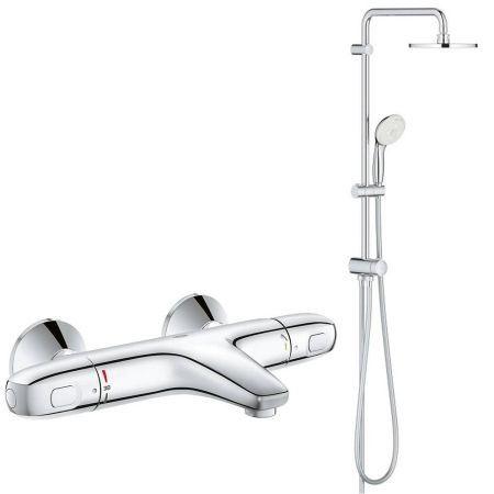 Душевая система для ванны GROHE New Tempesta 200 с термостатом (NB0034-1), артикул NB0034-1