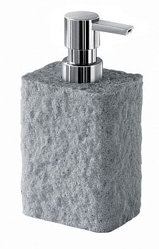 Gedy Aries, настольный дозатор с пластиковой помпой, цвет хром - серый