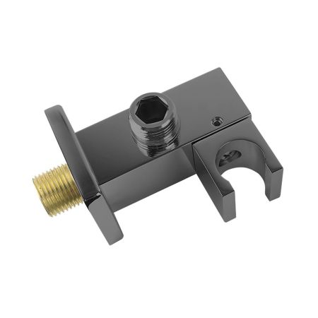 Держатель ручного душа VSC-41GM с подводом воды, вороненая сталь, артикул VSC-41GM