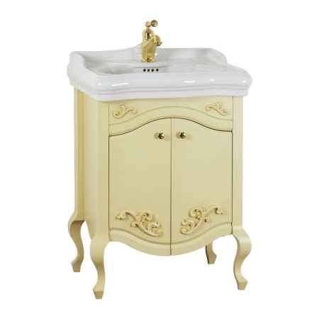 IMPERO База L61xH74xP48 см. для раковины 60 см, 2 двери, цвет: DECAPE SABBIA, артикул 25966