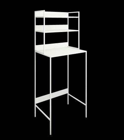 Стеллаж для хранения над стиральной машиной ПП Белый муар 82613187, артикул 82613187