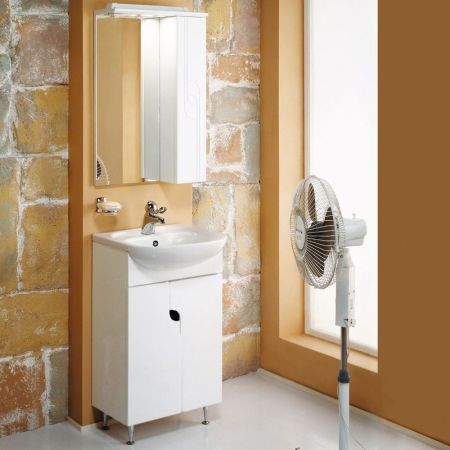 Тумба под раковину АКВАТОН ПАНДА 46 1A053701PD010 (напольная, белый) ССП, шт, артикул 1A053701PD010