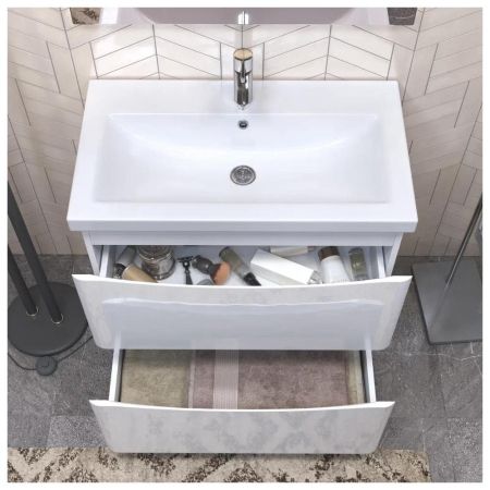 Тумба с раковиной напольная VIGO Glem  324-com, 80 см, артикул 324-com