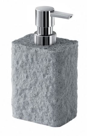 Gedy Aries, настольный дозатор с пластиковой помпой, цвет хром - серый, артикул AR80(08)