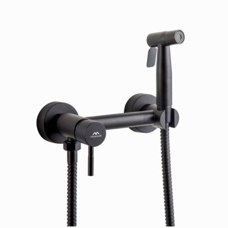Гигиенический душ со смесителем FASHUN A57503-7, черный