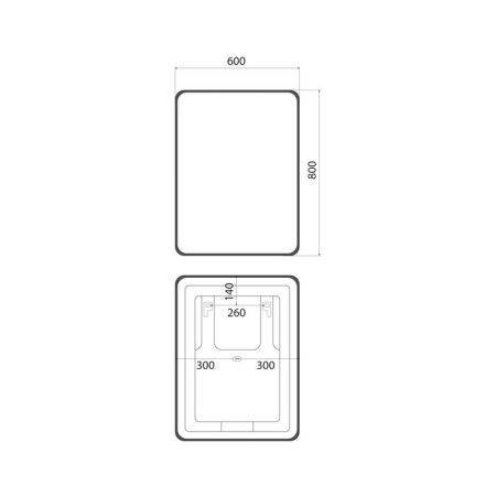 Зеркало с подсветкой и термообогревом IDDIS Cloud X 60 см (CLX60T0i98), артикул CLX60T0i98