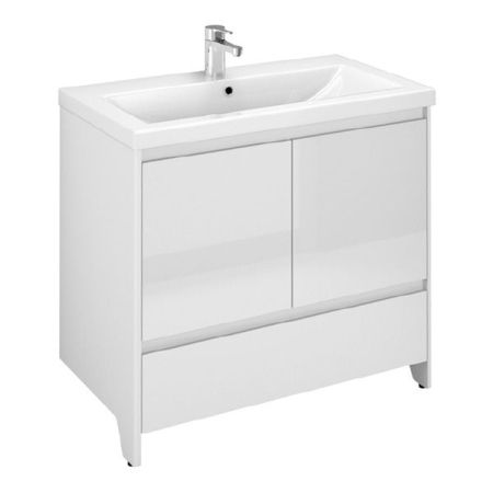 Тумба под раковину Velvex Klaufs 80 tnKLA.80.2D.1Y-616.216 Белая, артикул tnKLA.80.2D.1Y-616.216