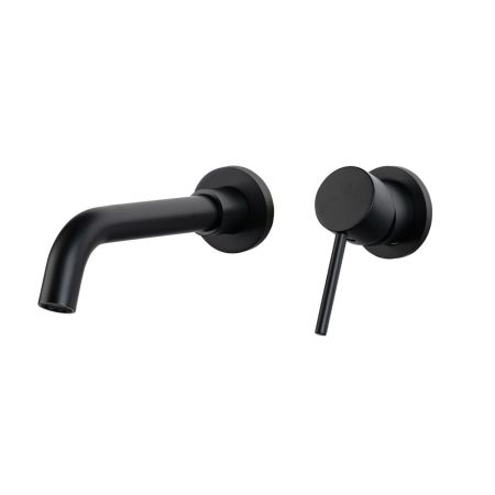 Смеситель для раковины встраиваемый FILARETE Roun FL4020BL, черный