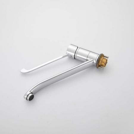 Смеситель для кухни с хирургической ручкой BELZ B70019, хром
