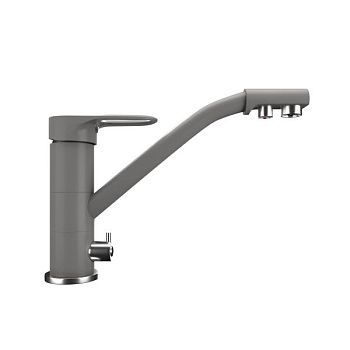 Смеситель для кухни Ulgran UQ-010-09, асфальт